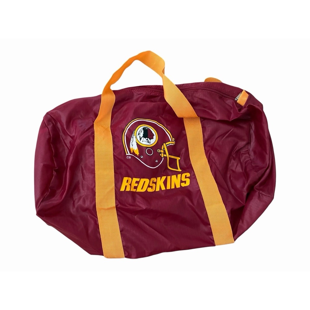 Washington Redskins Lightweight Nylon Retro  (1980s) Small Duffel Gym Bag